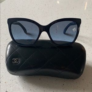 Chanel sunglasses with case